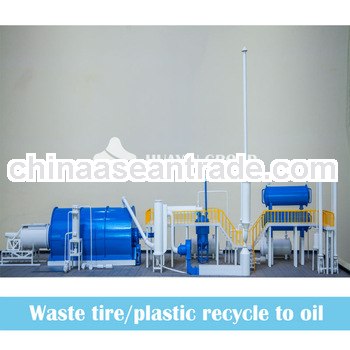 HUAYIN Waste Tire To Diesel Plant With 2000 Square Meters Demo-Factory
