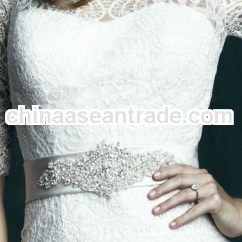 HY-S002 new style hand-made beading belt for dresses