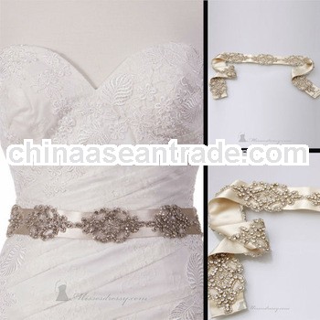 HY-S006 new style hand-made beading belt for dresses
