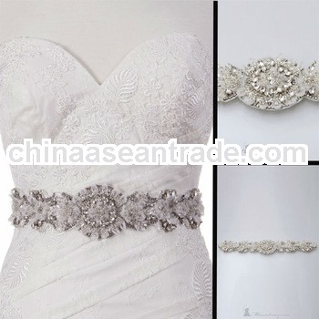 HY-S007 new style hand-made beading belt for dresses