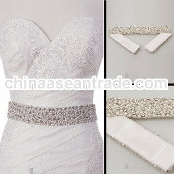 HY-S008 new style hand-made beading belt for dresses