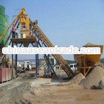 HZS series compact concrete batching plant