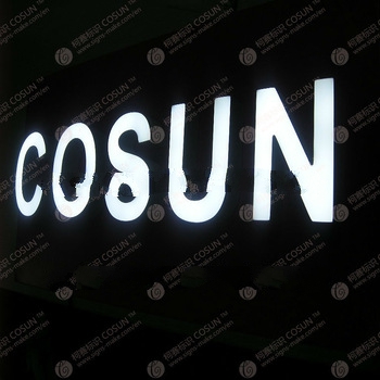 Halo Light Stainless Steel Letters