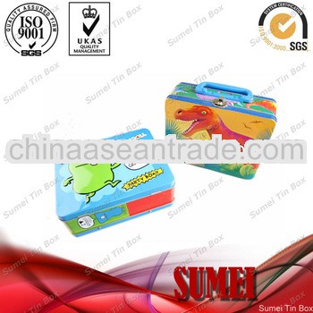 Handle packaging tin box