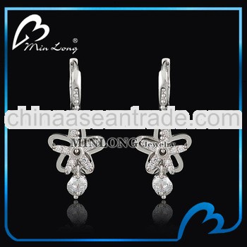 Handmade Fashion Jewelry Wholesale 2013 Europ Style Tassel Drop Earrings Dangle Earrings For Women L