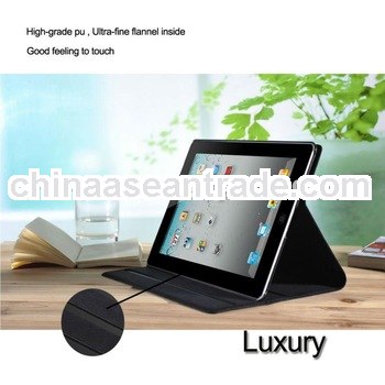 Handmade genuine leather case cover for ipad 2