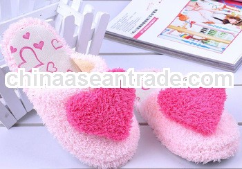 Heart Sweet Comfortable Girl Winter Indoor Slipper