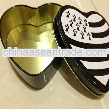 Heart shaped empty can