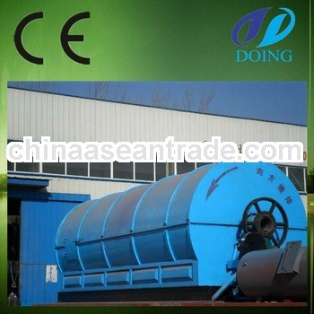 Heat tyre make oil output from Waste tire