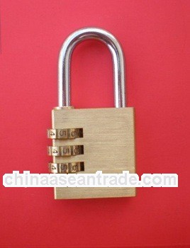 Heavy duty brass combination lock