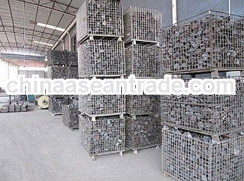 Heavy duty storage wire mesh container