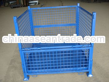 Heavy loading capacity metal wire mesh stillage