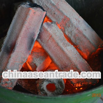 Hexagonal sawdust barbecue charcoal