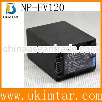 High Capacity Digital Camera Battery NP-FV120 4550mAh 7.4V for Sony factory supply