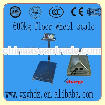 High Quality 600kg Floor Scale LED