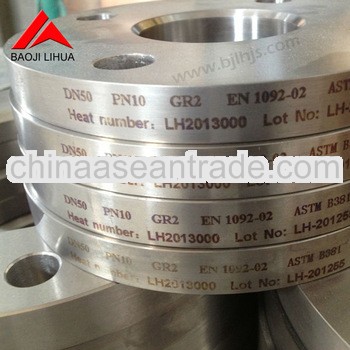 High Quality ASME/ANSI B16.5 Gr12 metric pipe flange