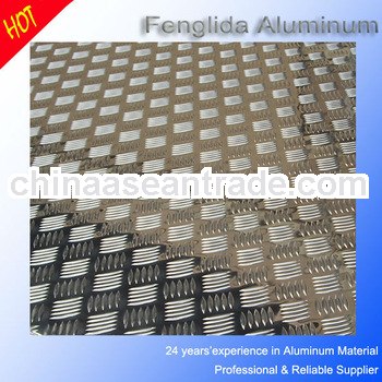 High class checkered plate bus floor