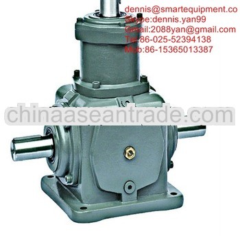 High power T spiral bevel gear box with motor