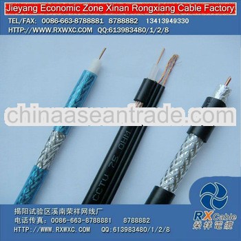 High quality cctv cable made in china factory price PVC rg6 coaxial cable