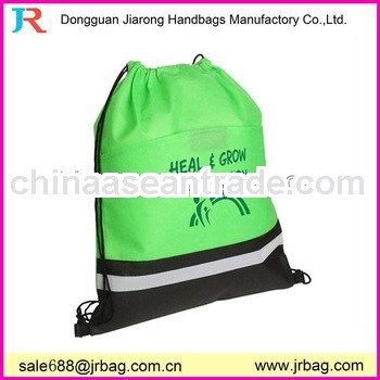 High quality designer polyester drawstring backpack