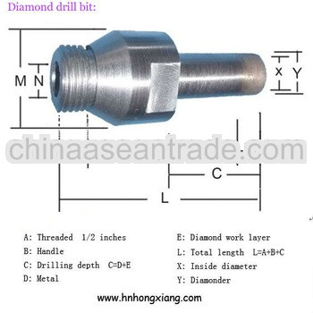 High quality:diamond drill bit