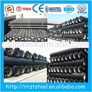 High quality ductile iron pipe!!!weight ductile iron pipe