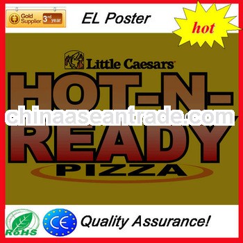 High quality el flashing poster,flash animated el poster,el flash up poster