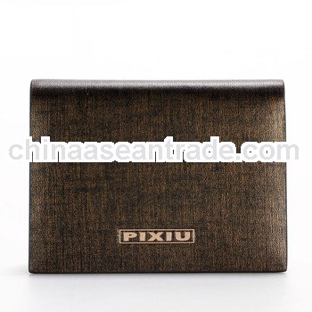 High quality genuine cow leather branded wallet for men