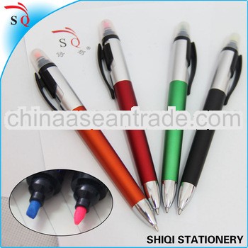 High quality gift promotional pen highlighter
