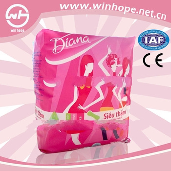 High quality soft breathable!!bamboo fiber sanitary napkin