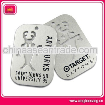 High quality stainless steel military dog tag