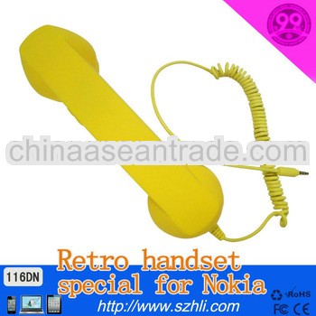 High quality standard Noise Reduction radiation protection retro mobile phone handset,various of col