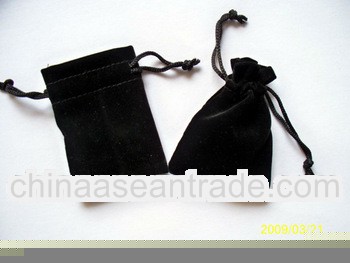 High quality velvet pouch customized