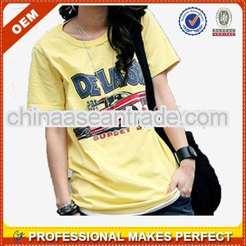 High quality women's printing t shirt