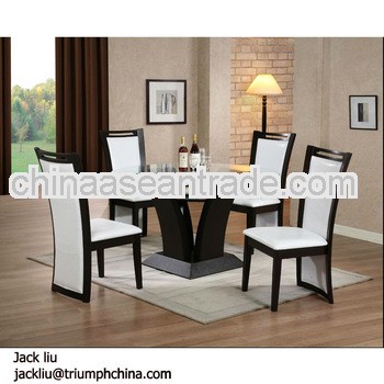 High quality wooden stone top dining tables