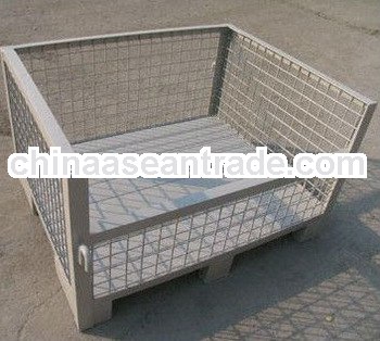 High strength steel wire pallet export containers