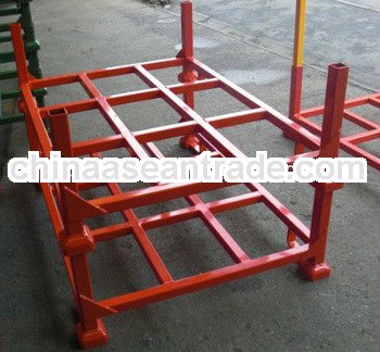 High strength warehouse stackable storage rack