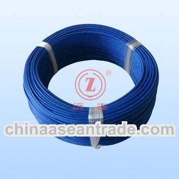 High temperature silicone rubber fiberglass braided wire