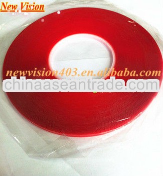High temperature with hot size 6mm*33m clear acrylic foam tape