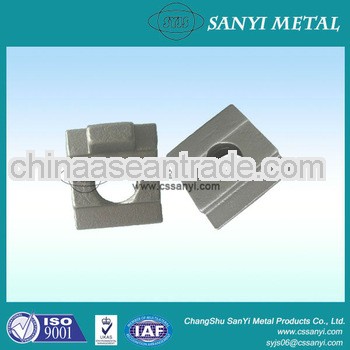 High tensile carbon steel rail clip iorn casting rail clamps railway fasten tools iron casting rail 