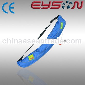 High visibility portable inflatable life jacket