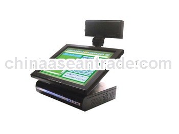 Hight quality all in one 15 inch touch screen cashier