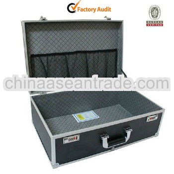 Hinged Glass Hand Carrying Case Aluminum Case Big Zhejiang MLD-AC1009