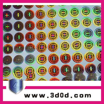 Hologram sticker/watermark/fluorescence Security & Protection