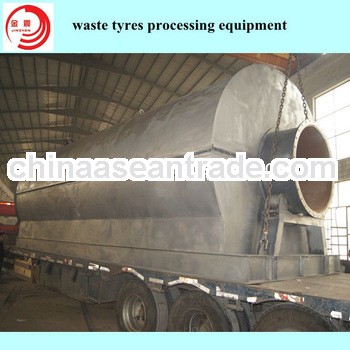 Horizontal and x-ray detected waste plastic to fuel oil machine