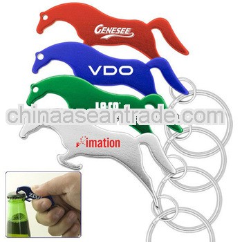Horse shape metal bottle opener from china supplier