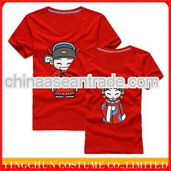 Hot! Couples love fashion short sleeve t-shirts wholesale