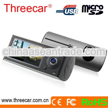 Hot GPS and G-sensor loop recording dual camera X3000 car HD dvr