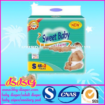 Hot Sale Economic SWEET White Disposable Baby Diapers Wholesale