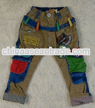 Hot Sale Fashion Popuale Top Design Denim Boys Jeans